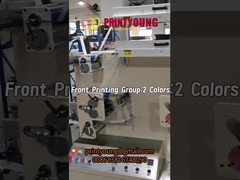 PRY2 + 1 Nhãn hiệu thương mại đa màu Ribbon Label Flexo Press