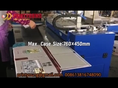 BSJ-450 Semi-Automatic Notebooks Diary Hardcover Blank Sheets Linered Sheets Máy làm hộp