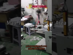 PRY-55 Đồ tiếp xúc nhập khẩu Nhà nước rắn sưởi ấm Tự động Servo Gold Hot Foil Stamping Machine