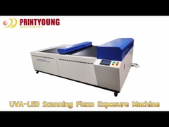 UVA-LED máy quét tự động hai mặt đa ánh sáng Flexo Plate Exposure Machine