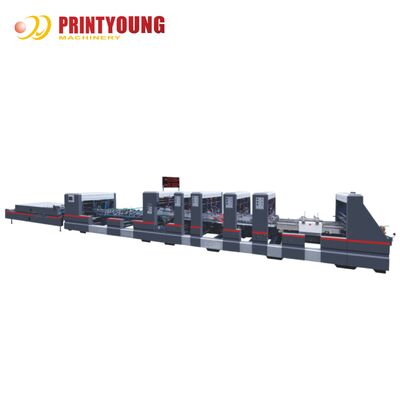 ZH-1450XAG Mô-đun cơ bản Khóa tai nạn tự động Bottom Paper Box Folder Gluer Machine