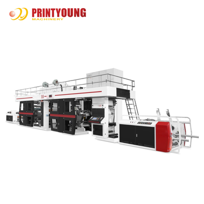 Máy in Flexo tốc độ cao tự động hoàn toàn 4 màu CI4+4-1000 cho PP dệt