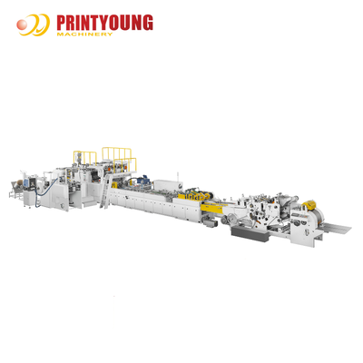 KL-H Máy làm túi mua sắm đầy đủ tự động với tay cầm dây giấy xoắn có động cơ năng suất cao