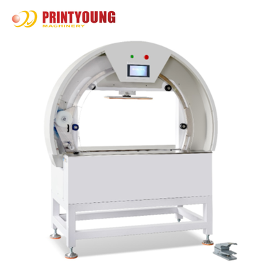 Máy bọc phim điện bán tự động PRY-W với bao bì dây đai dễ vận hành